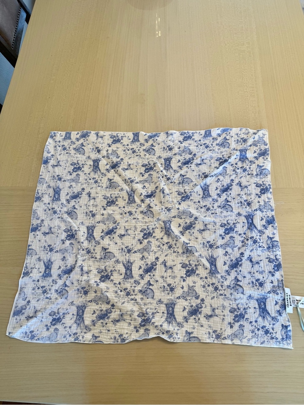 💙 Frankie's Bikinis Gigi Hadid Fawn Heidi Cotton Gauze Bandana Head Scarf Sarong - Picture 5 of 16